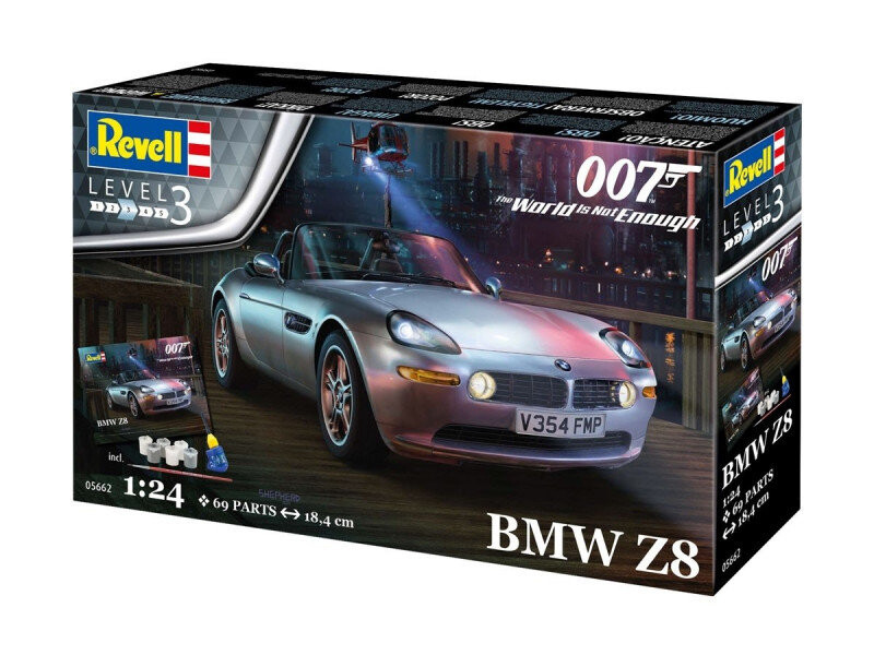Подарочный набор BMW Z8 Джеймса Бонда 1/24 Revell
Подарочный набор BMW Z8 Джеймса Бонда 1/24 Revell