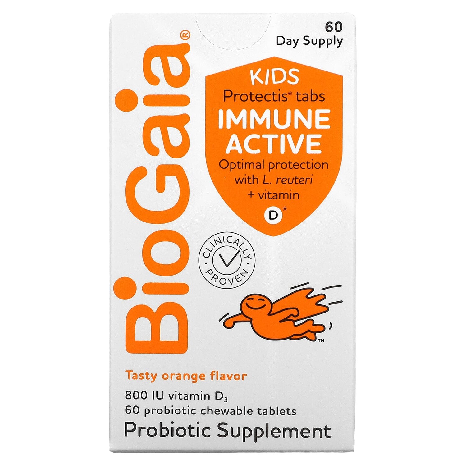 Добавка BioGaia Immune Active with L. Reuteri с витамином D, апельсин, 60 жевательных таблеток
Добавка BioGaia Immune Active with L. Reuteri с витамином D, апельсин, 60 жевательных таблеток