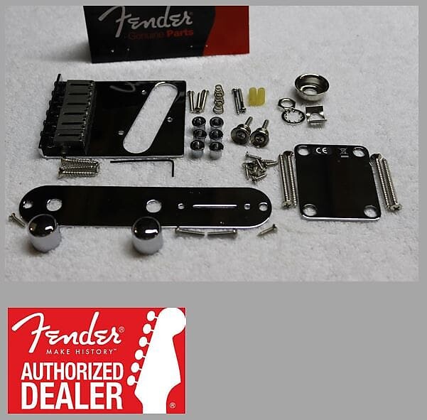 FENDER American Telecaster Chrome Hardware Set Modern 6 Saddle Bridge US Tele 0990807100
FENDER American Telecaster Chrome Hardware Set Modern 6 Saddle Bridge US Tele 0990807100