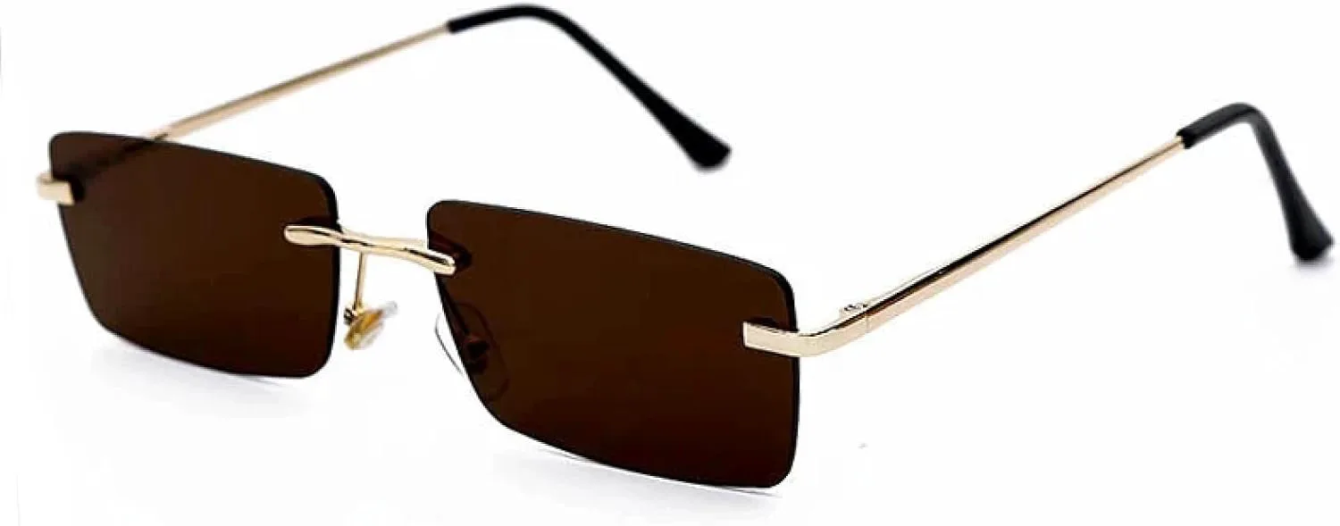 Женские солнцезащитные очки без оправы, модные желто-оранжевые солнцезащитные очки для женщин и мужчин с защитой от УФ-излучения UV400 SZVVBKK, Gold-brown
Женские солнцезащитные очки без оправы, модные желто-оранжевые солнцезащитные очки для женщин и мужчин с защитой от УФ-излучения UV400 SZVVBKK, Gold-brown