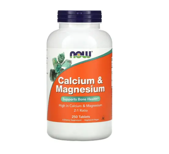 Кальций и магний NOW Foods, 250 таблеток
Кальций и магний NOW Foods, 250 таблеток