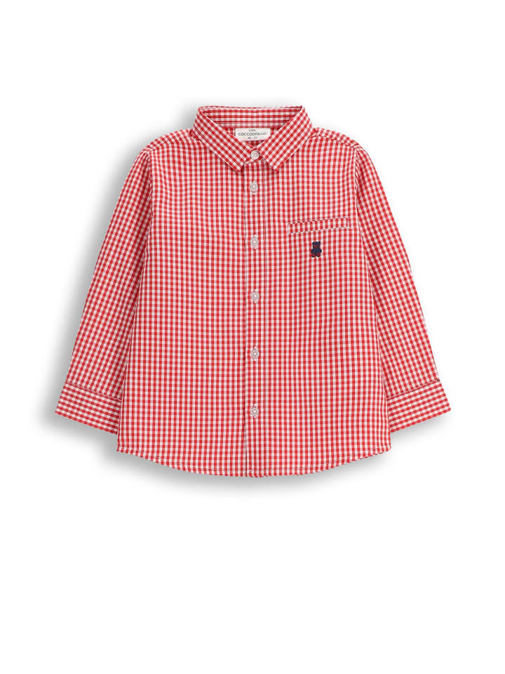 Клетчатая рубашка с длинными рукавами и красочным рисунком Coccodrillo
Клетчатая рубашка с длинными рукавами и красочным рисунком Coccodrillo