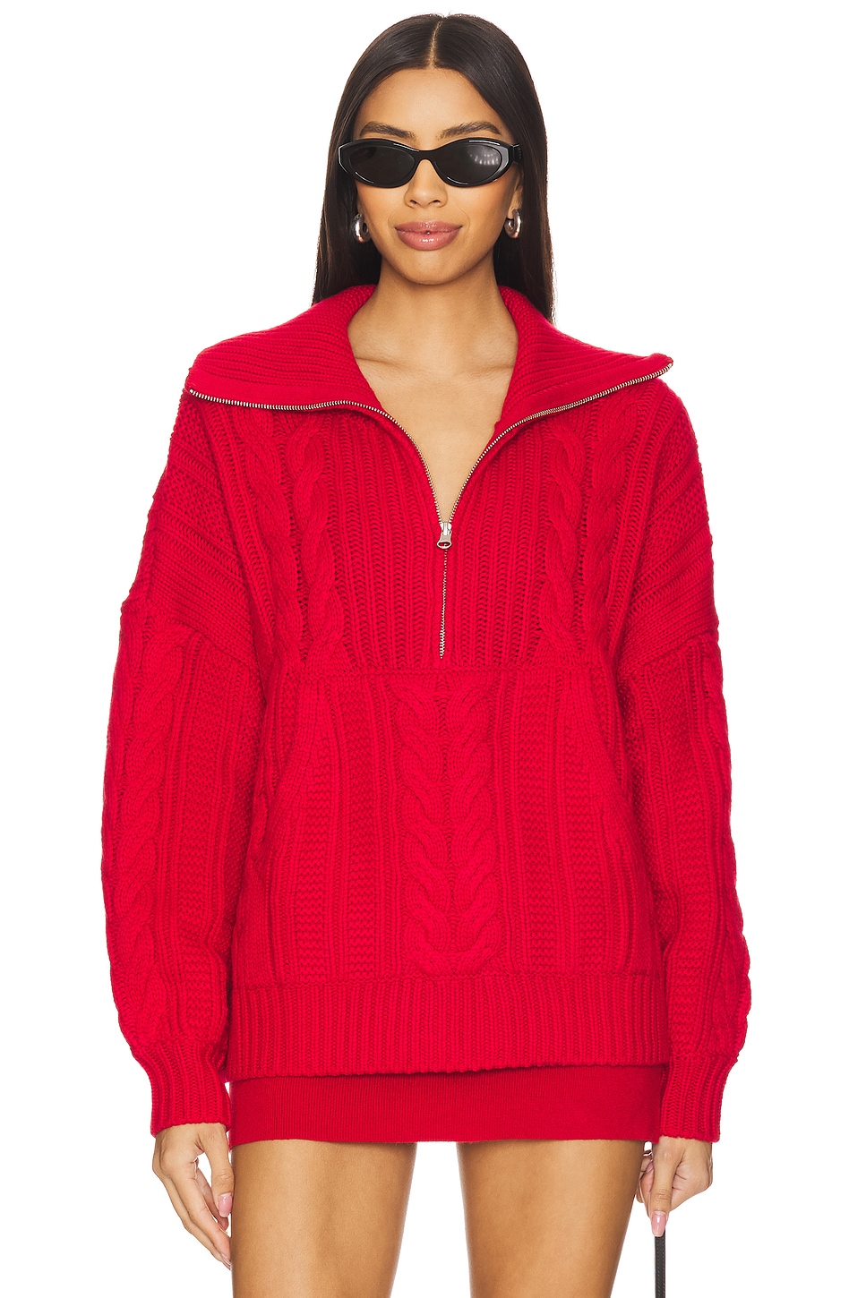 Дрина хенли вязаный свитер For Love & Lemons, красный
Дрина хенли вязаный свитер For Love & Lemons, красный