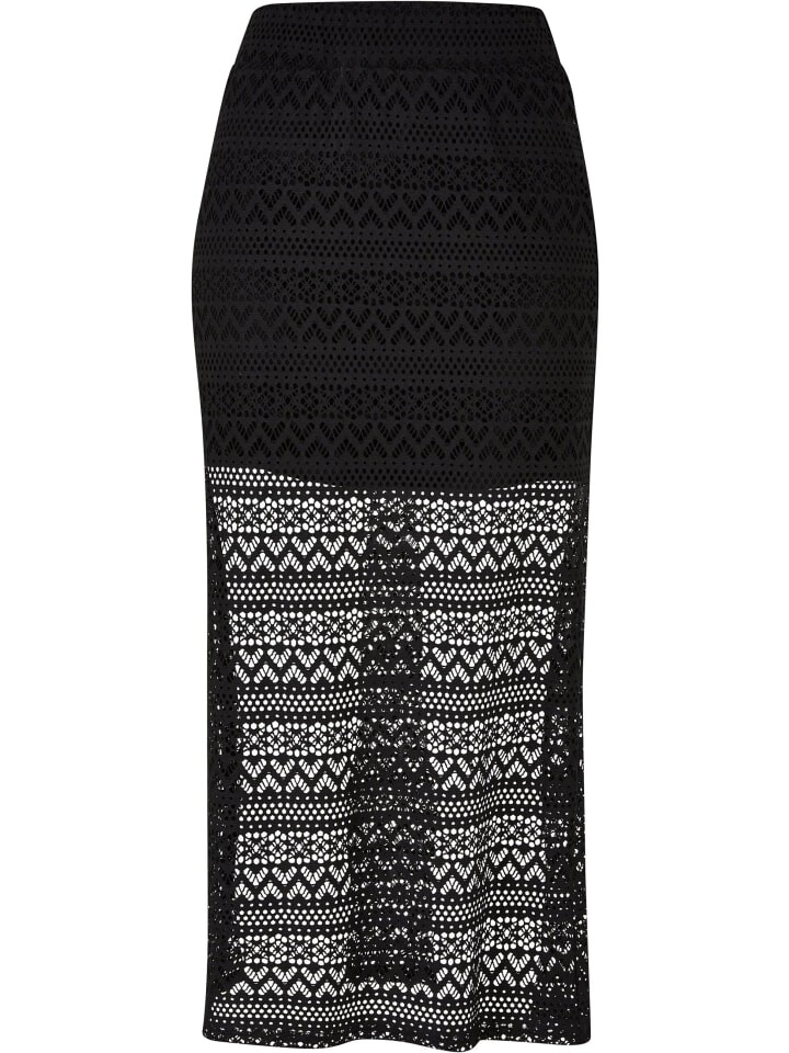 Юбка длиной до колена Urban Classics, черный
Юбка длиной до колена Urban Classics, черный