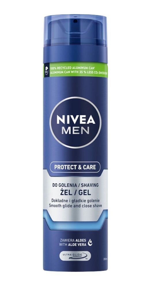 Nivea Men Protect&Care гель для бритья, 200 ml
Nivea Men Protect&Care гель для бритья, 200 ml