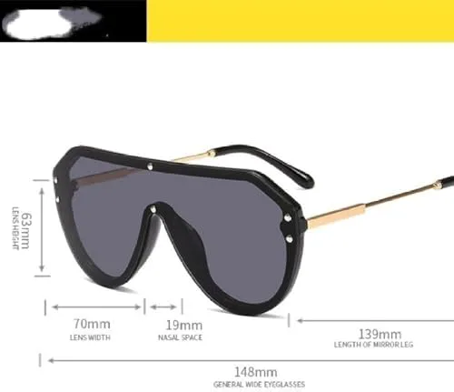 Модные солнцезащитные очки большого размера 2027 года для женщин, винтажные квадратные солнцезащитные очки для мужчин, зеркальные очки для вождения MTZJH, Blue1388
Модные солнцезащитные очки большого размера 2027 года для женщин, винтажные квадратные солнцезащитные очки для мужчин, зеркальные очки для вождения MTZJH, Blue1388