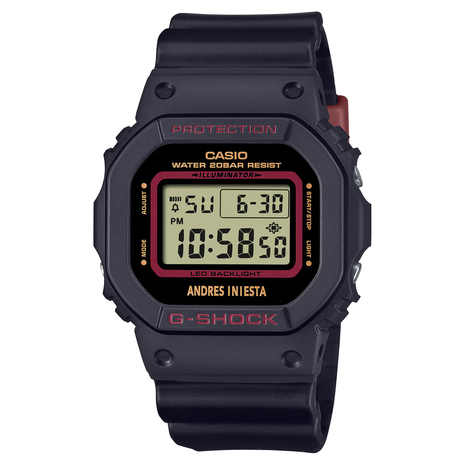 Часы Casio G-Shock Andrés Iniesta, арт. DW-5600AI-1, черный
Часы Casio G-Shock Andrés Iniesta, арт. DW-5600AI-1, черный