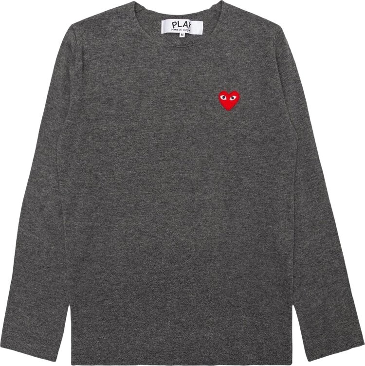 Свитер Comme des Garçons PLAY Red Heart Sweater 'Grey', серый
Свитер Comme des Garçons PLAY Red Heart Sweater 'Grey', серый