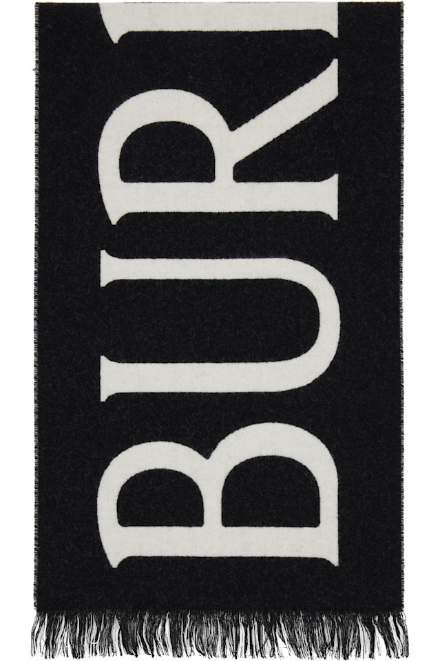 Burberry Шерстяной шарф с логотипом, черно-бежевого цвета
Burberry Шерстяной шарф с логотипом, черно-бежевого цвета