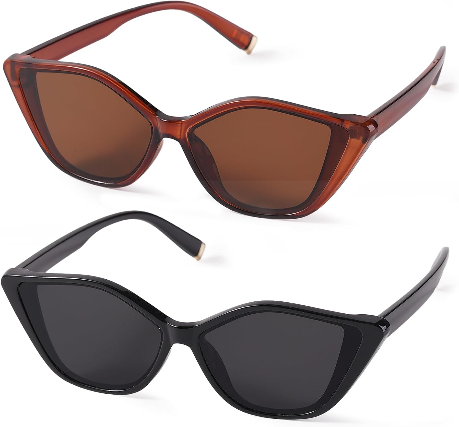 Солнцезащитные очки Thalarion в стиле ретро-винтаж для женщин, модные «кошачий глаз», стиль 90-х, легкие, стильные, с защитой от УФ-излучения, A2(black/Grey+brown/Brown)
Солнцезащитные очки Thalarion в стиле ретро-винтаж для женщин, модные «кошачий глаз», стиль 90-х, легкие, стильные, с защитой от УФ-излучения, A2(black/Grey+brown/Brown)