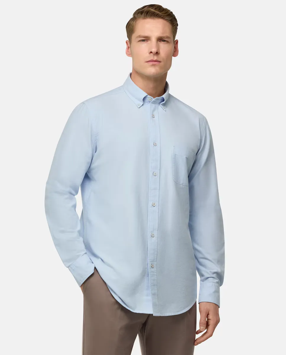 Мужская рубашка обычного кроя Boggi Milano, светло-голубой
Мужская рубашка обычного кроя Boggi Milano, светло-голубой