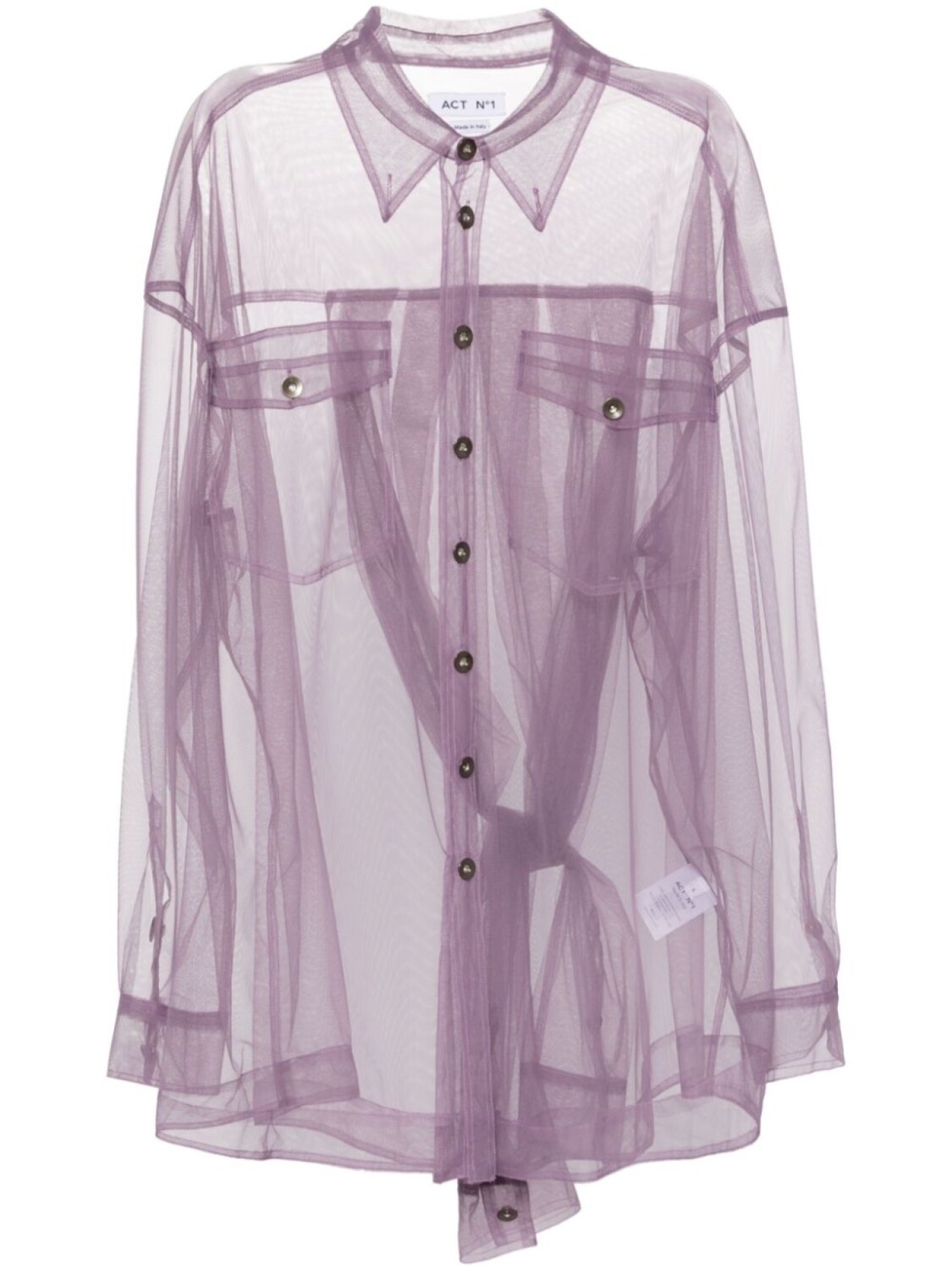 Прозрачная рубашка ACT Nº1, фиолетовый
Прозрачная рубашка ACT Nº1, фиолетовый