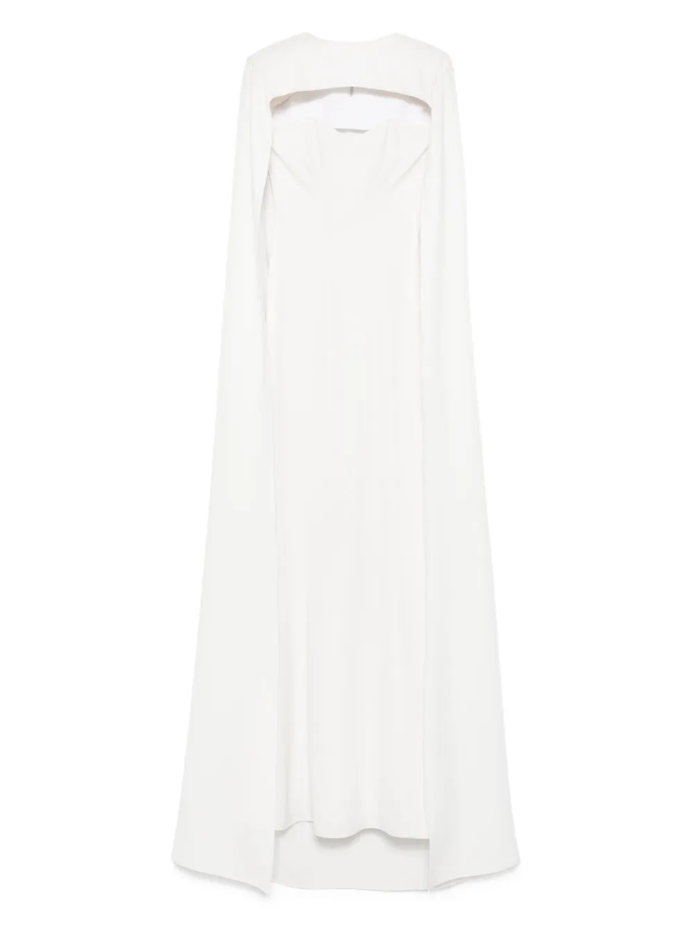Асимметричное макси-платье с накидкой Vestiaire d'un Oiseau Libre, белый
Асимметричное макси-платье с накидкой Vestiaire d'un Oiseau Libre, белый