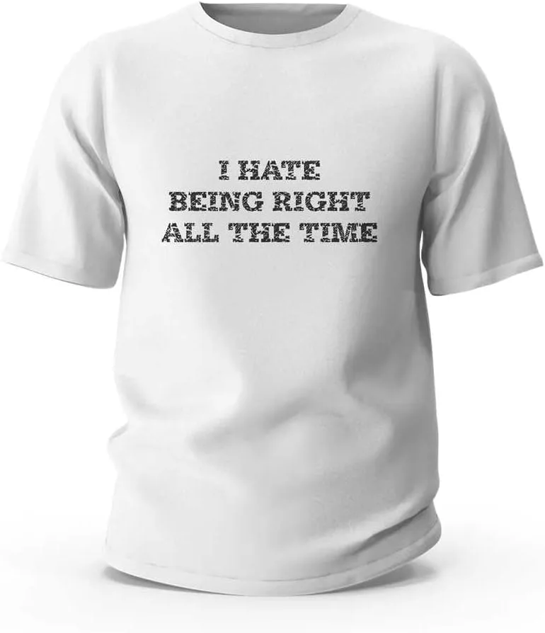 Футболка для мужчин Funny I Hate Being Right All The Time ADWD
Футболка для мужчин Funny I Hate Being Right All The Time ADWD