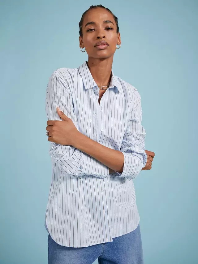 Рубашка Baukjen Rishma Organic Cotton Stripe, цвет blue/black/white
Рубашка Baukjen Rishma Organic Cotton Stripe, цвет blue/black/white