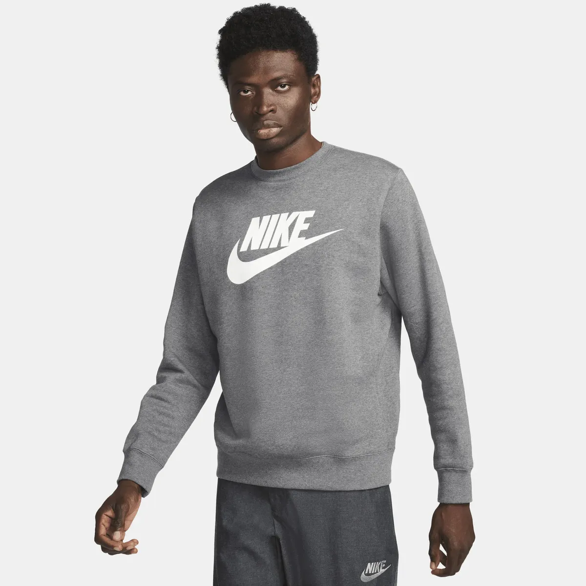 Толстовка Nike Sportswear "Club Fleece Men's Graphic Crew", цвет Charcoal Heathr
Толстовка Nike Sportswear "Club Fleece Men's Graphic Crew", цвет Charcoal Heathr