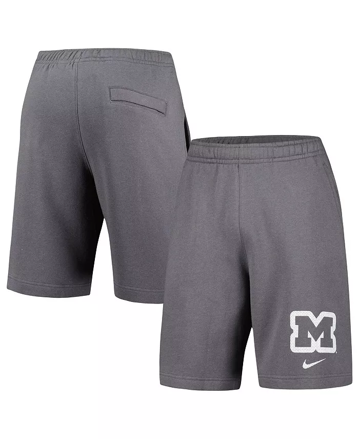 Мужские серые флисовые шорты Michigan Wolverines Nike
Мужские серые флисовые шорты Michigan Wolverines Nike