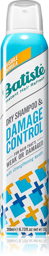 Сухой шампунь Damage Control для поврежденных и ломких волос Batiste, 200 мл
Сухой шампунь Damage Control для поврежденных и ломких волос Batiste, 200 мл