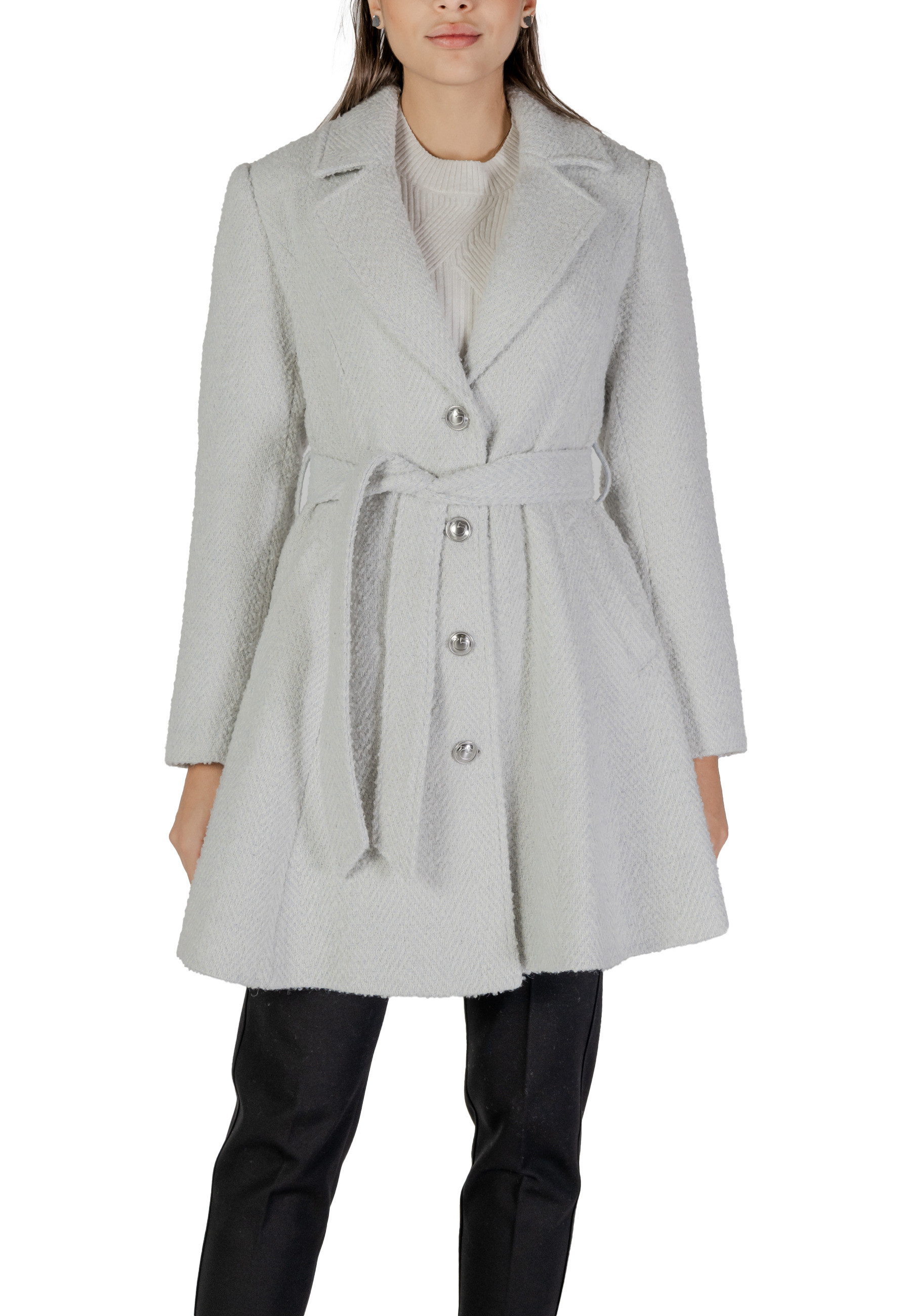 Пальто Guess с поясом, серый
Пальто Guess с поясом, серый