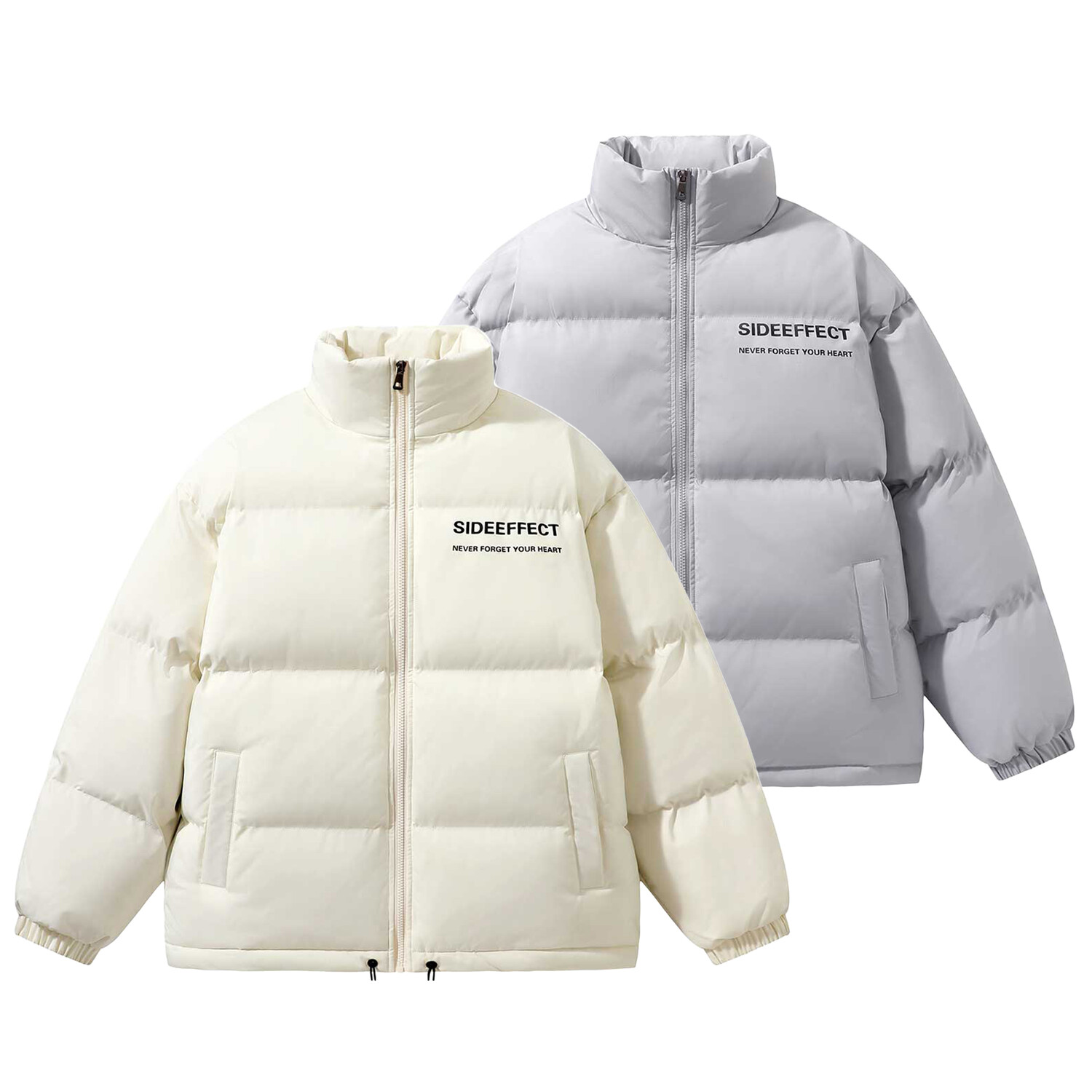 Sideeffect Стеганая куртка унисекс, Черный 
Sideeffect Стеганая куртка унисекс, Черный