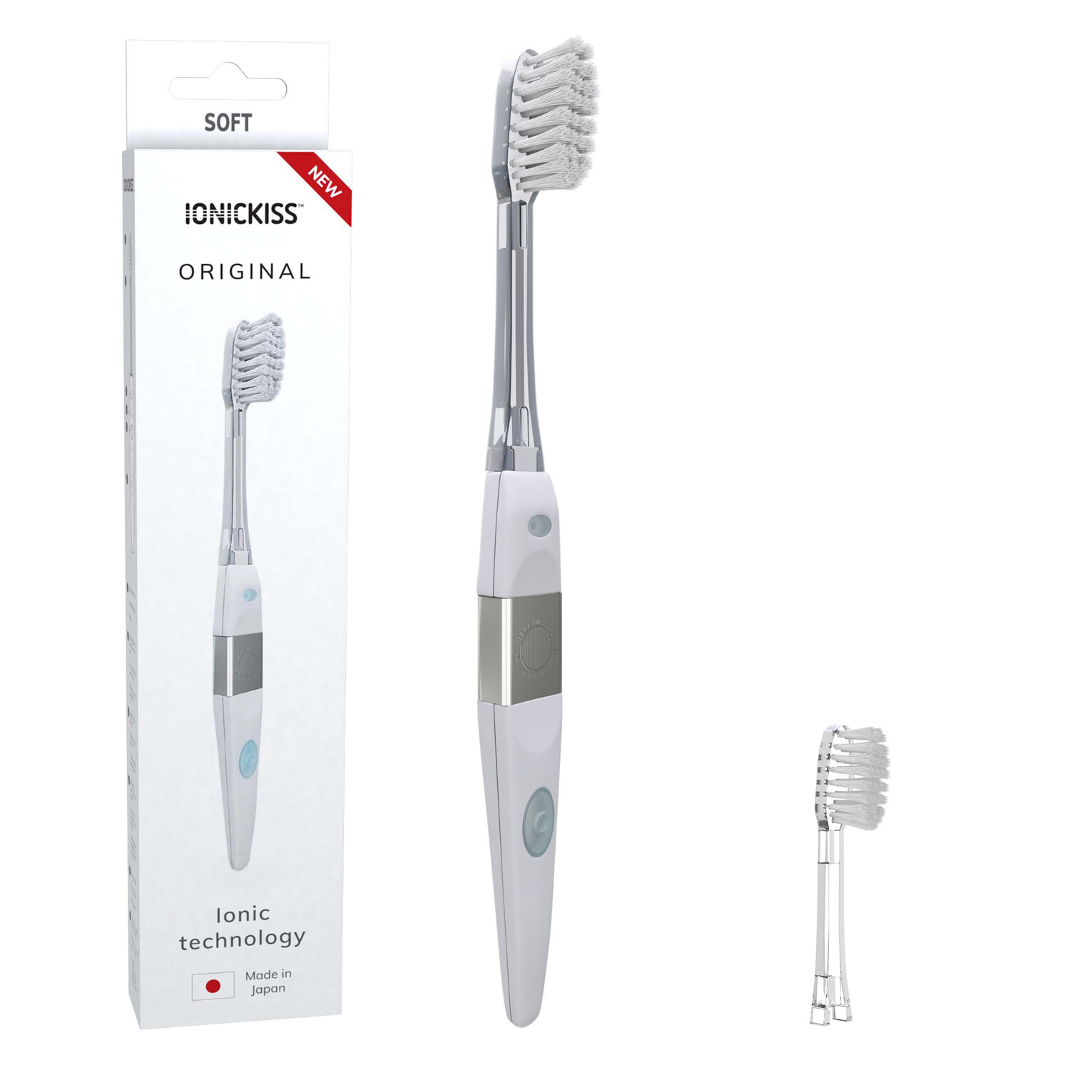 Ionickiss Original мягкая ионная зубная щетка, 1 шт.
Ionickiss Original мягкая ионная зубная щетка, 1 шт.