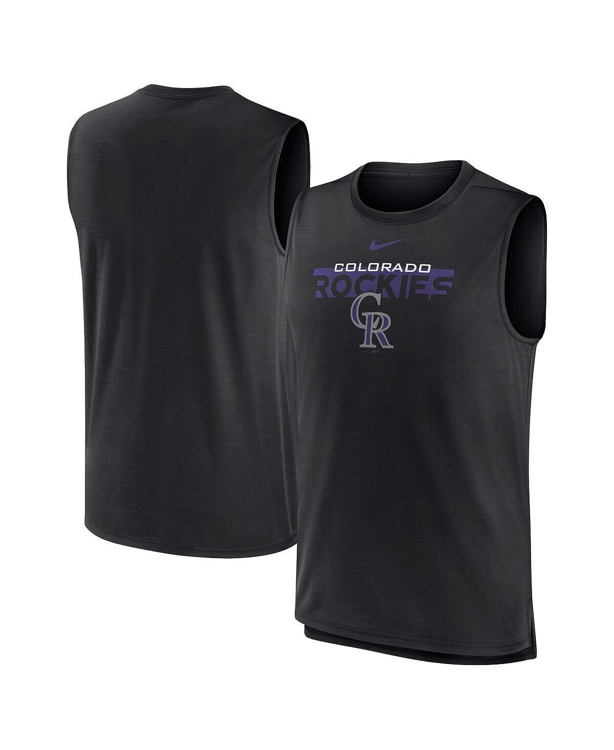 Мужская черная майка colorado rockies knockout stack exceed muscle Nike, черный
Мужская черная майка colorado rockies knockout stack exceed muscle Nike, черный