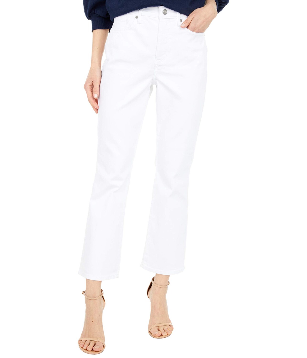 Джинсы NYDJ, Slim Bootcut Ankle Jeans in Optic White
Джинсы NYDJ, Slim Bootcut Ankle Jeans in Optic White