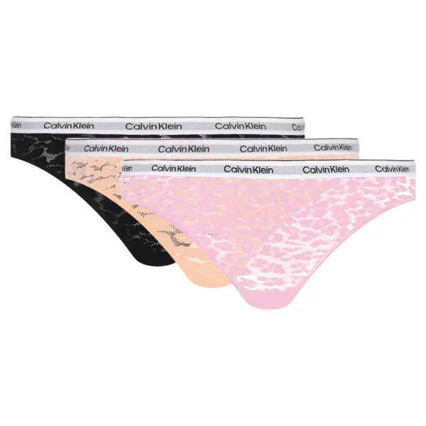 Кружевные трусики, 3 пары Calvin Klein, черный
Кружевные трусики, 3 пары Calvin Klein, черный