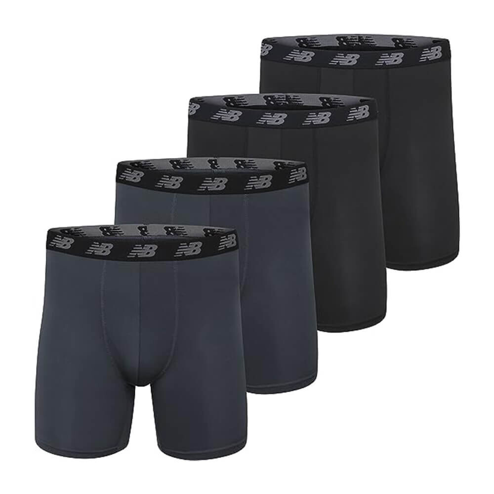 Трусы-боксеры New Balance Men's Standard, серый/черный
Трусы-боксеры New Balance Men's Standard, серый/черный