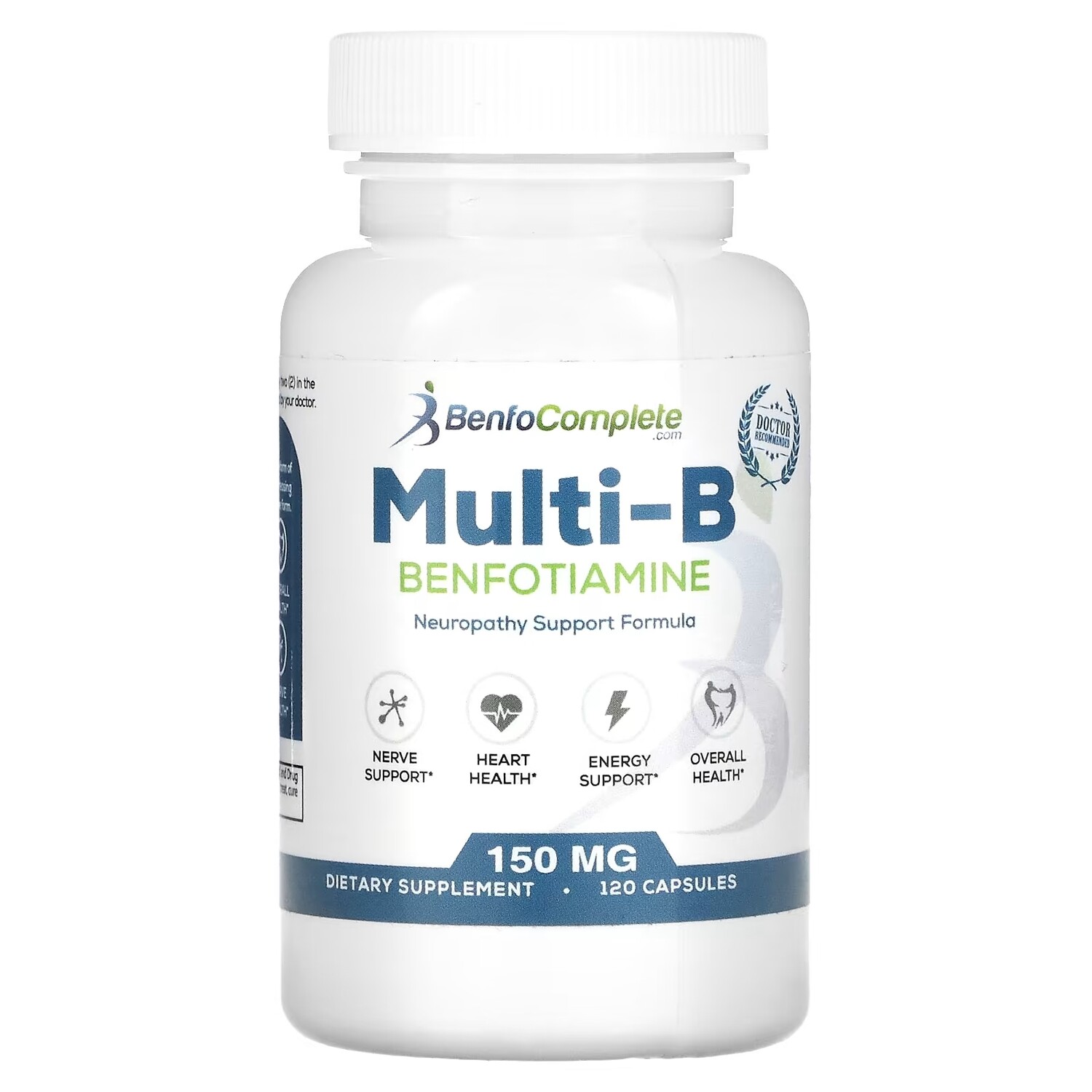 Benfotiamine Inc. Поддерживающая формула Multi-B при нейропатии 150 мг, 120 капсул
Benfotiamine Inc. Поддерживающая формула Multi-B при нейропатии 150 мг, 120 капсул