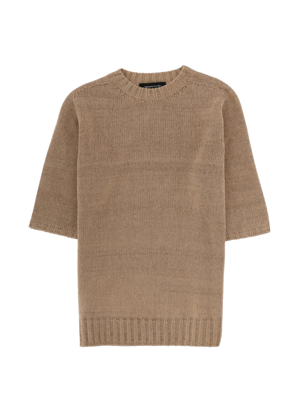 Топ с короткими рукавами Fabiana Filippi, нейтральный
Топ с короткими рукавами Fabiana Filippi, нейтральный