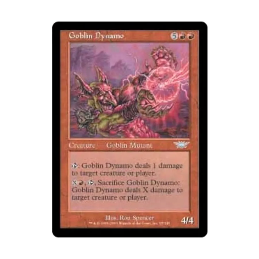 CCG Гоблин Динамо (U) (Рольга), MTG - Legions
CCG Гоблин Динамо (U) (Рольга), MTG - Legions