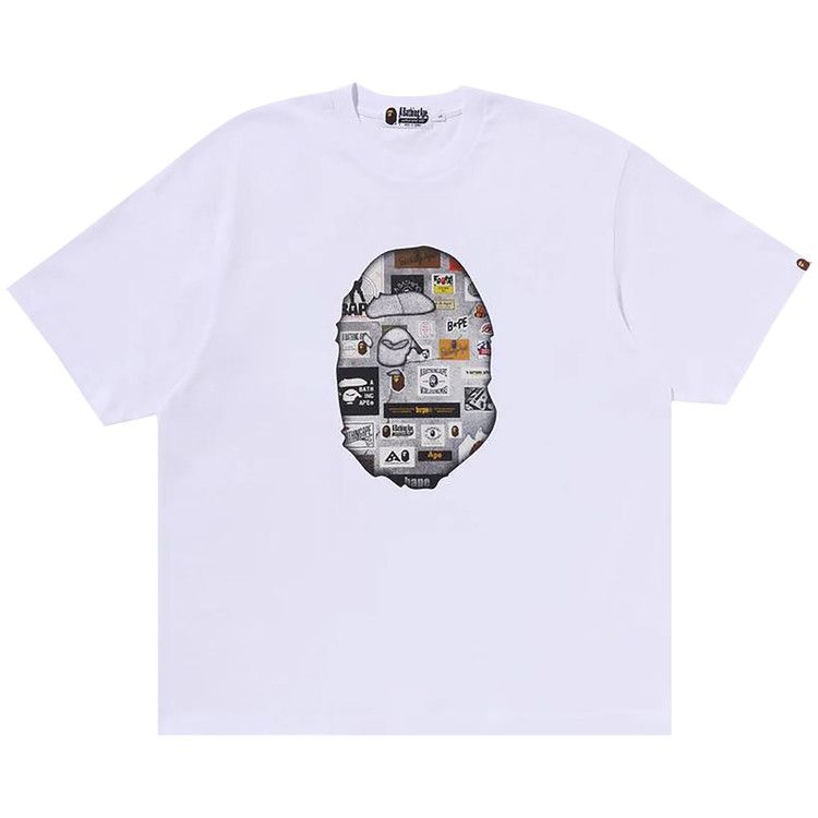 Футболка BAPE Multi Logo Big Ape Head Relaxed Fit Tee, White
Футболка BAPE Multi Logo Big Ape Head Relaxed Fit Tee, White