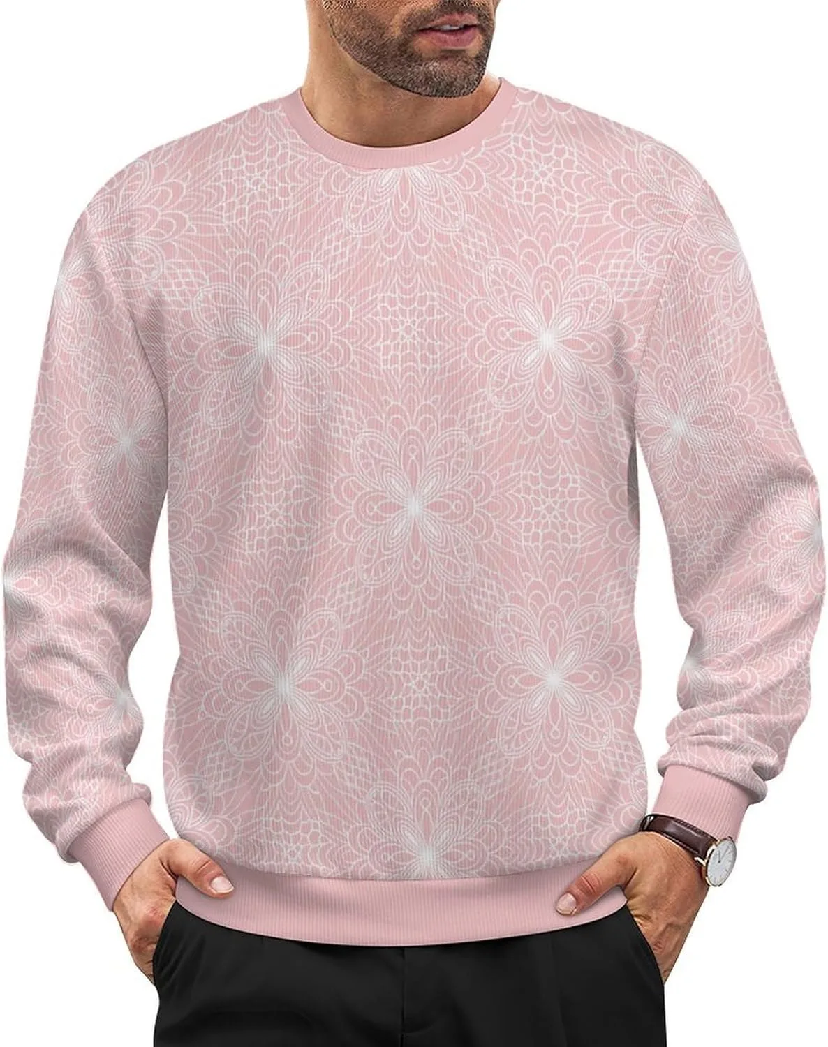 Мужской свитер с животным принтом, свободный, с длинными рукавами и круглым вырезом HLSDFRES
Мужской свитер с животным принтом, свободный, с длинными рукавами и круглым вырезом HLSDFRES