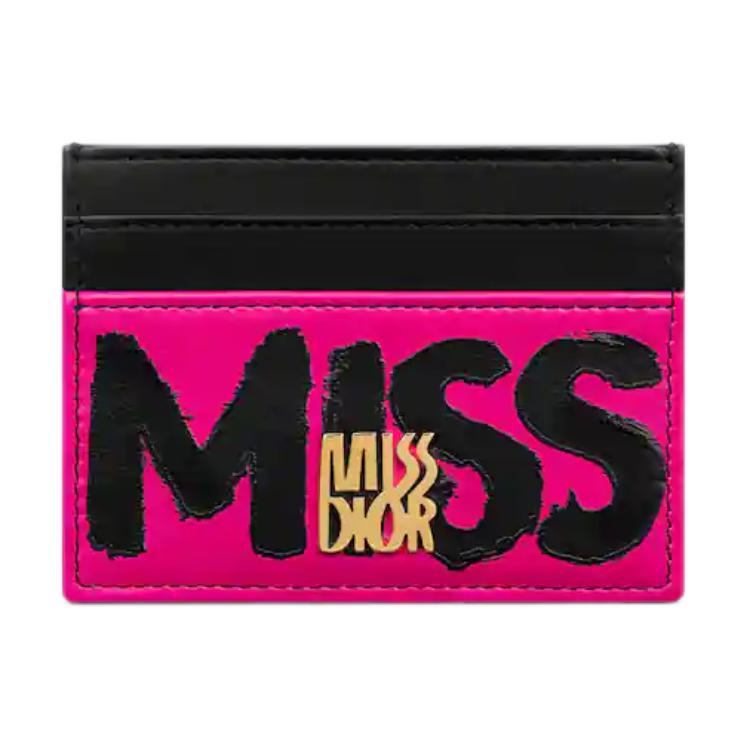 DIOR Кошелек Miss Calfskin Card Holder Women's Purple & Red & Black
DIOR Кошелек Miss Calfskin Card Holder Women's Purple & Red & Black