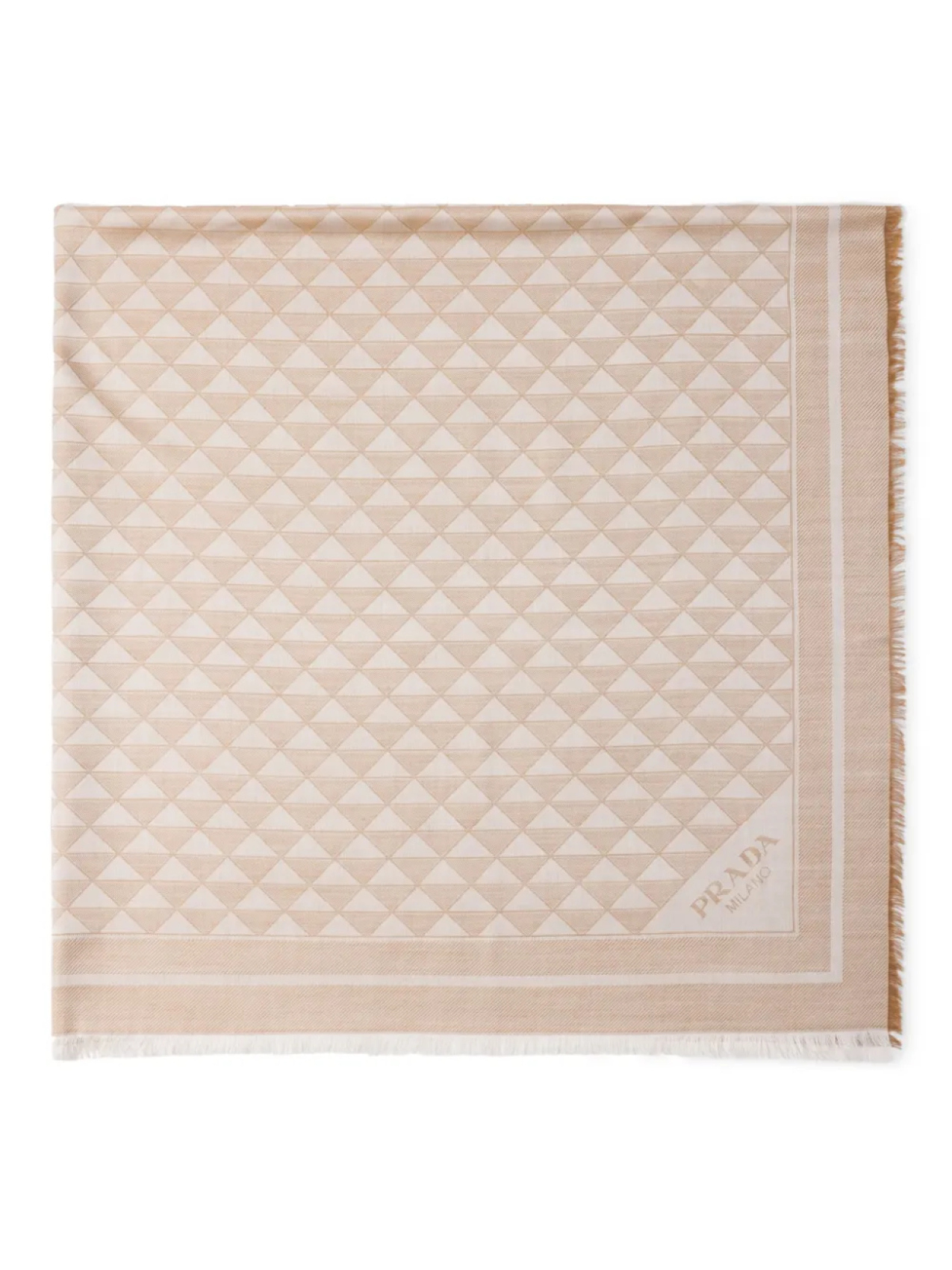 Prada шаль из смеси шерсти и шелка, нейтральный
Prada шаль из смеси шерсти и шелка, нейтральный