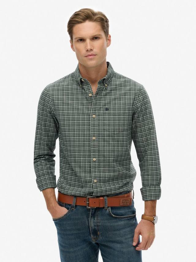 Премиальная клетчатая рубашка оксфорд Superdry, Ice Green Grid
Премиальная клетчатая рубашка оксфорд Superdry, Ice Green Grid