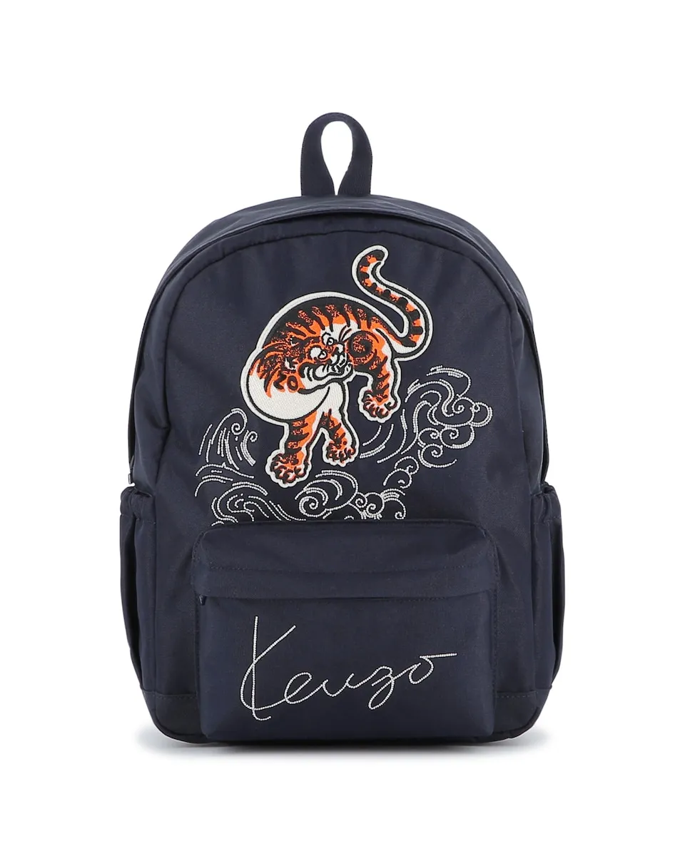 Рюкзак синего цвета из полиэстера Kenzo Kids
Рюкзак синего цвета из полиэстера Kenzo Kids