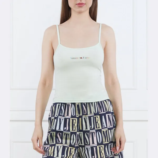 Облегающий топ Tommy Hilfiger, зеленый
Облегающий топ Tommy Hilfiger, зеленый