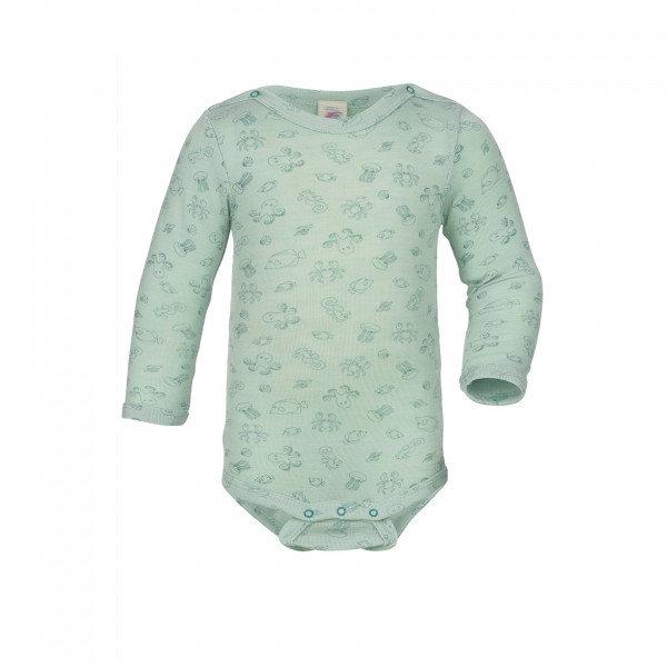 Детский комбинезон с длинными рукавами и застежкой на кнопках на плечах - нижнее белье из мериносовой шерсти Engel, зеленый
Детский комбинезон с длинными рукавами и застежкой на кнопках на плечах - нижнее белье из мериносовой шерсти Engel, зеленый