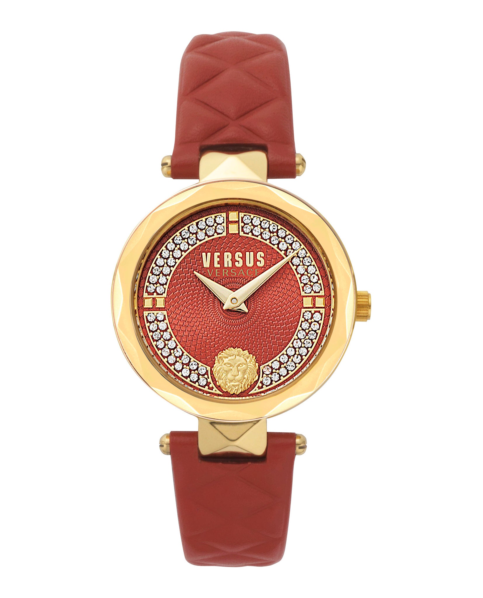 Часы из кожи Covent Garden Petite Versus Versace, красный/золотой/красный
Часы из кожи Covent Garden Petite Versus Versace, красный/золотой/красный
