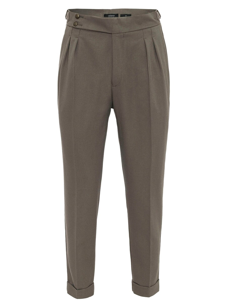Зауженные брюки в складку спереди Antioch, хаки
Зауженные брюки в складку спереди Antioch, хаки