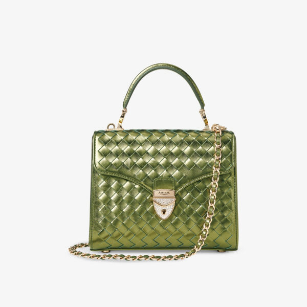 Сумка Mayfair среднего размера из кожи с верхней ручкой Aspinal Of London, зеленый
Сумка Mayfair среднего размера из кожи с верхней ручкой Aspinal Of London, зеленый