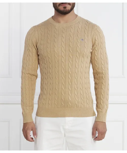 Свитер Regular fit Gant, бежевый
Свитер Regular fit Gant, бежевый