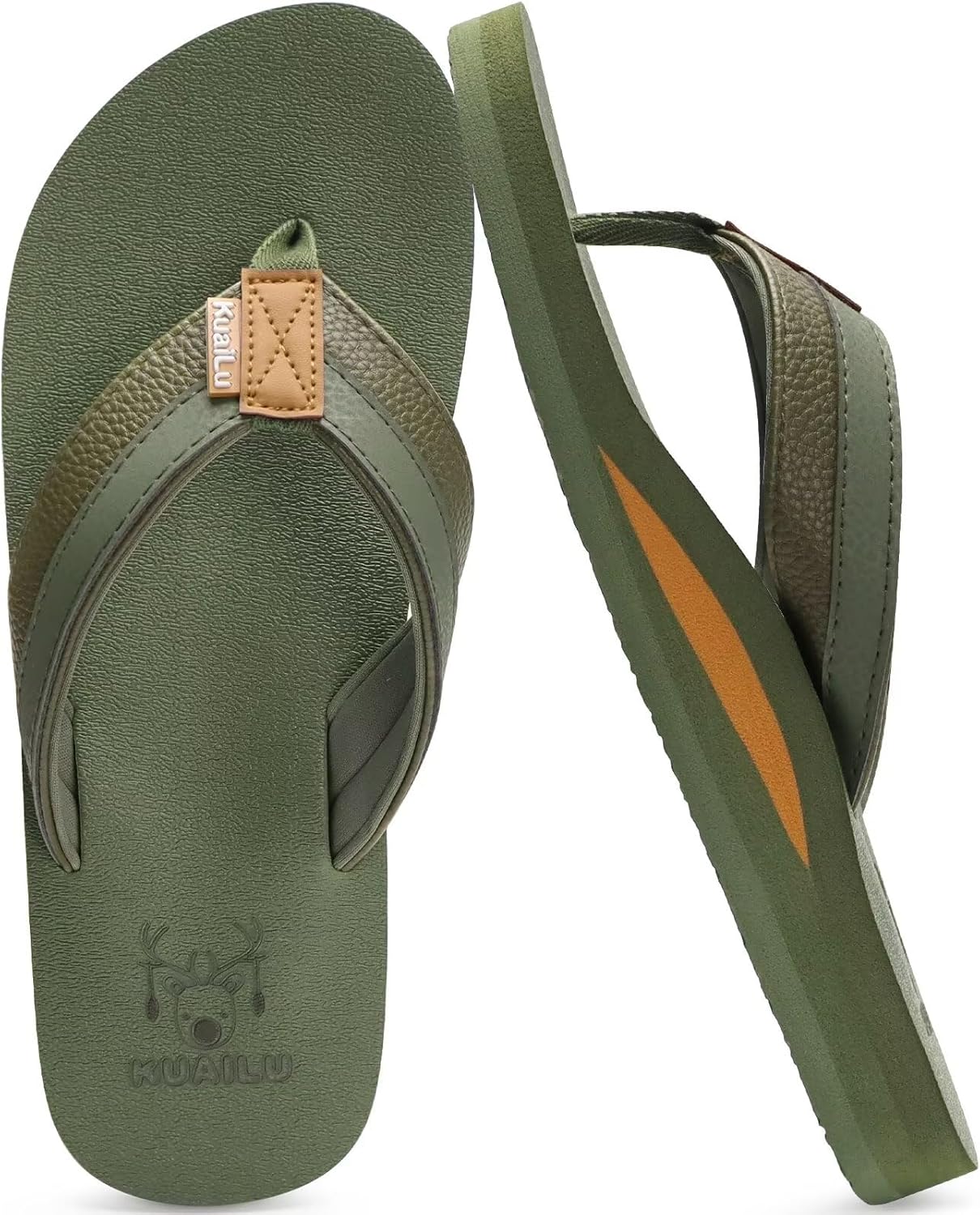 Мужские шлепанцы KuaiLu с поддержкой свода стопы, летние пляжные водонепроницаемые резиновые сандалии для плавания и прогулок, зеленый
Мужские шлепанцы KuaiLu с поддержкой свода стопы, летние пляжные водонепроницаемые резиновые сандалии для плавания и прогулок, зеленый