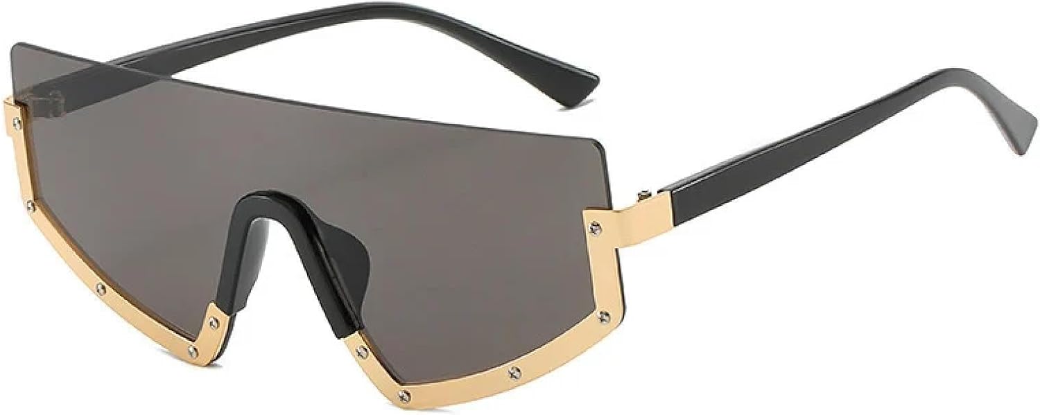 Женские солнцезащитные очки класса люкс, модные, с одной линзой, металлическая полуободковая оправа, уникальный внешний вид, для фотосессий на открытом воздухе, мужские, ретро VVTWSSW, C1 Gold-black
Женские солнцезащитные очки класса люкс, модные, с одной линзой, металлическая полуободковая оправа, уникальный внешний вид, для фотосессий на открытом воздухе, мужские, ретро VVTWSSW, C1 Gold-black