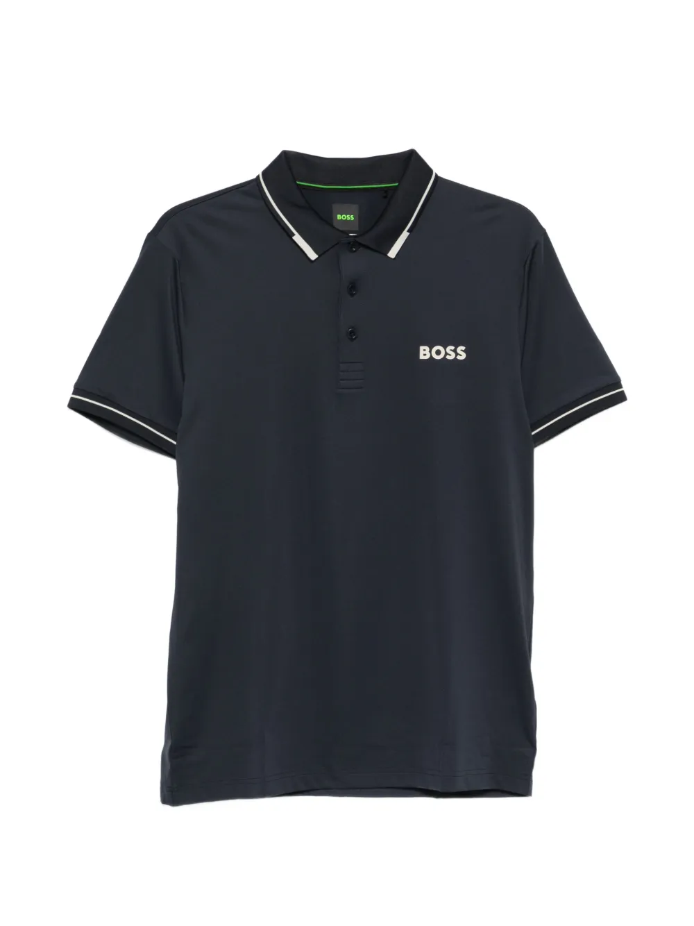 Поло с логотипом и отделкой Boss, синий
Поло с логотипом и отделкой Boss, синий