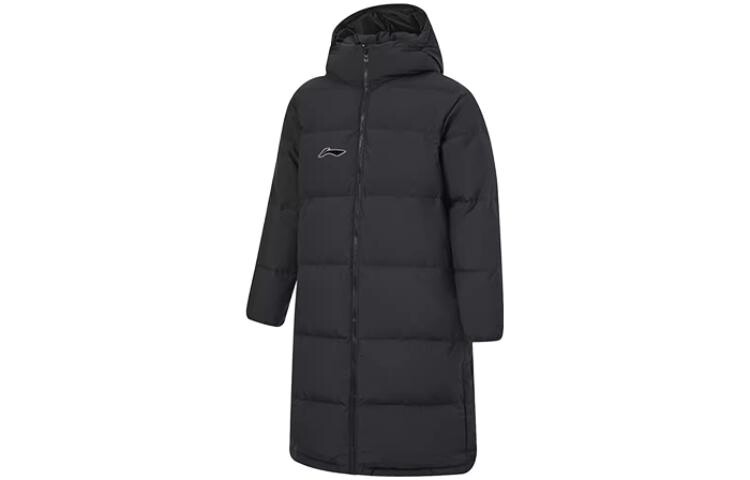 Пуховик унисекс черный Lining, черный 
Пуховик унисекс черный Lining, черный