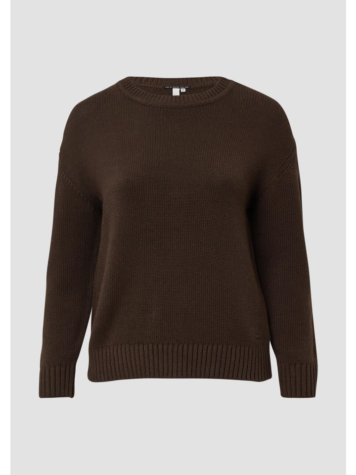 Вязаный свитер цвета 8947_темно-коричневый QS
Вязаный свитер цвета 8947_темно-коричневый QS