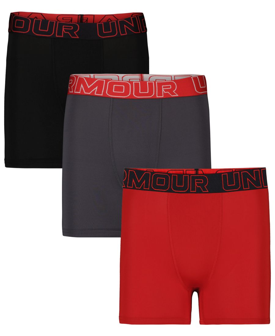 Комплект из 3 однотонных боксерских трусов Boxerjock для мальчиков 7-20 лет Under Armour, Black/Red/Gray
Комплект из 3 однотонных боксерских трусов Boxerjock для мальчиков 7-20 лет Under Armour, Black/Red/Gray